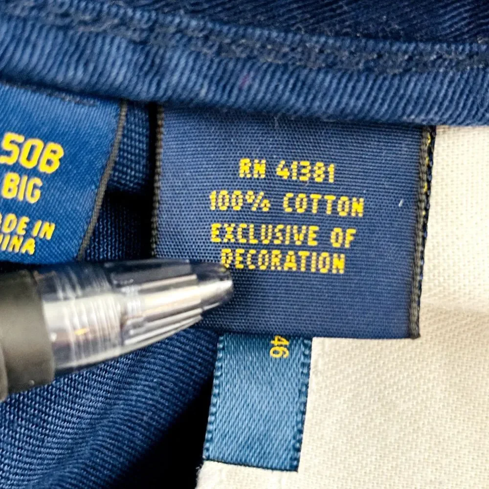 Polo Ralph Lauren Classic Fit Chino Shorts Mens 50B‎ Navy Blue 10